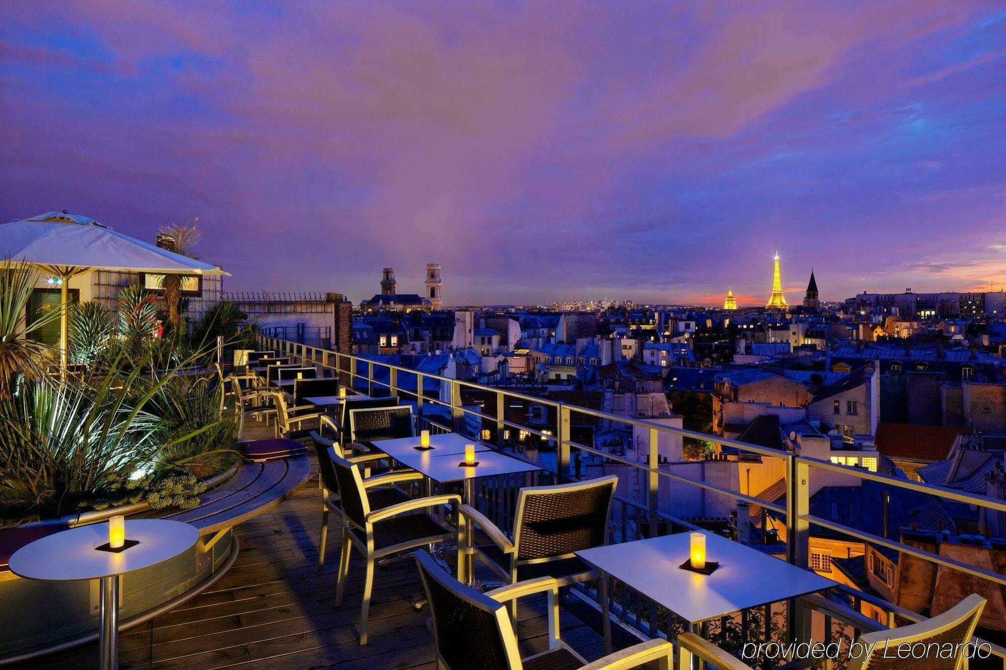 Hotel Dame Des Arts Paris Restoran fotoğraf